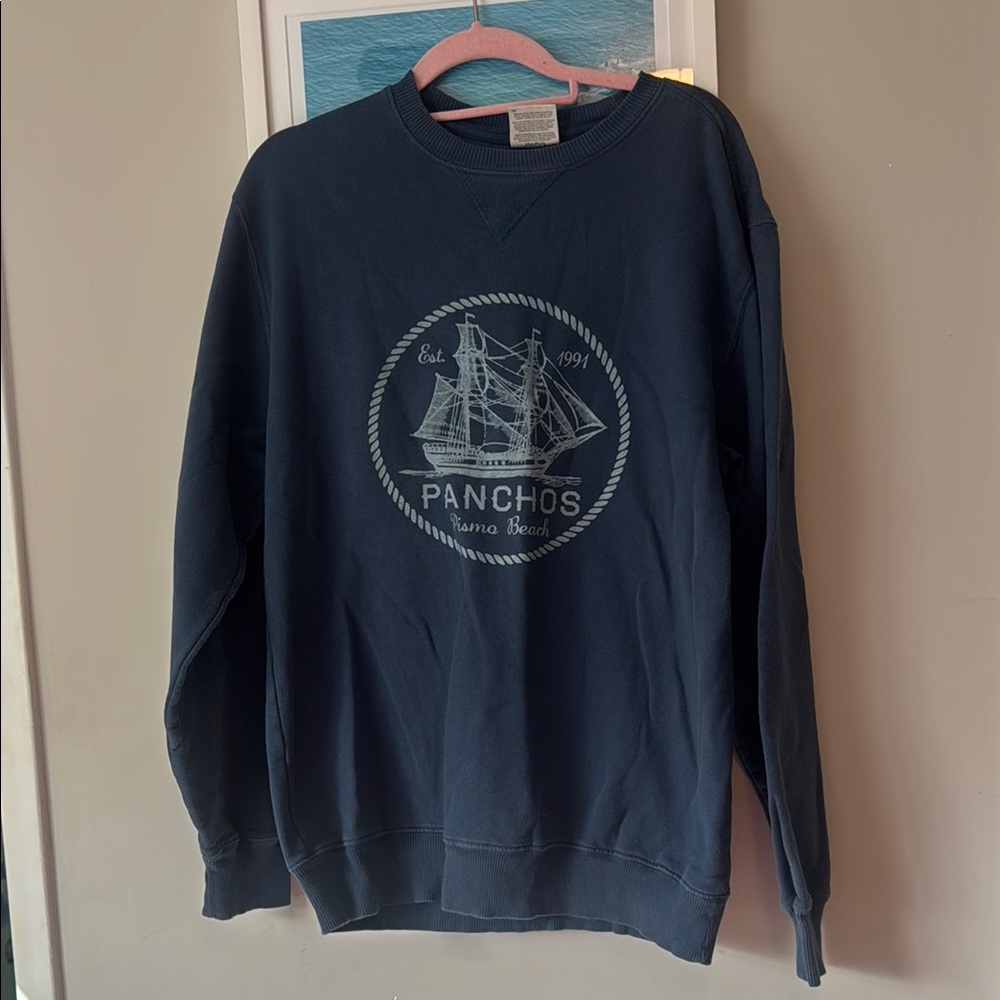 Panchos Pismo Beach Navy Blue Sweatshirt